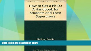Price HOW TO GET PHD - SEE 2ED Phillips & For Kindle