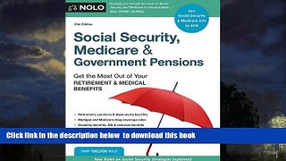 Buy NOW Joseph Matthews Attorney Social Security, Medicare   Government Pensions: Get the Most Out