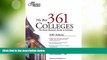 Price The Best 361 Colleges, 2007 Edition (College Admissions Guides) Princeton Review On Audio