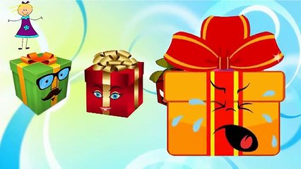 Finger Family GIFT Nursery Rhyme for Babies | 2D Crazy GIFT Cartoon Animation Songs