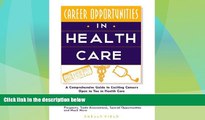 Price Career Opportunities in Health Care (Career Opportunities Series) Shelly Field On Audio