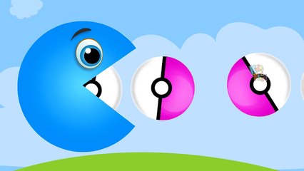 Colors for Children to Learn with Pacman Pokemon GO for Kids - Learn Colours with Pokemon GO for Kid