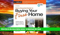 Best Price Ilona Bray J.D. Nolo s Essential Guide to Buying Your First Home (Nolo s Essential