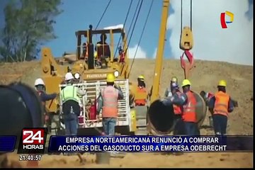 Empresa norteamericana renunció a comprar acciones de Gasoducto del Sur a Odebrecht