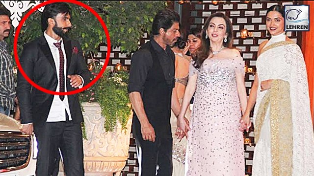 Shahrukh Khan AVOIDS Ranveer Singh At Ambani's Party