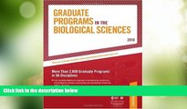 Price Graduate Programs in the Biological Sciences - 2010: More Than 2,800 Gradute Programs in 56