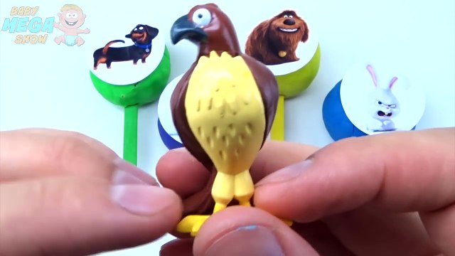 Play Doh Clay Lollipop Smile Face Learn Colors Surprise Toys The Secret Life of Pets Kids Video