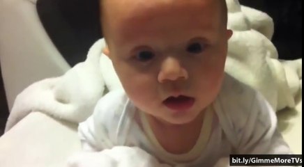 Funny Babies Moments - When Dad Is Left Alone With Baby