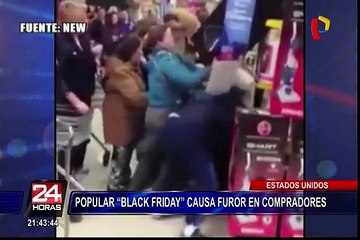 EEUU: clientes abarrotan centros comerciales en inicio del Black Friday