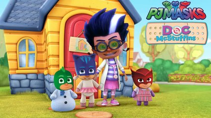 PJ Masks Doc McStuffins Five Little Monkeys Jumping on the Bed UNMASKED PJ Masks Jumping on the Bed