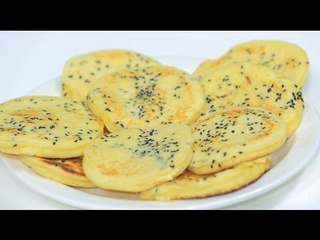 بان كيك بالجبنة البيضاء | نجلاء الشرشابي
