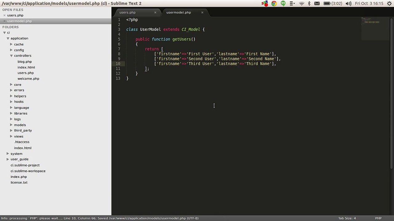 Codeigniter Tutorial in Hindi (Views) - Part-6