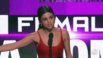 Selena Gomez Speech at AMAs 2016