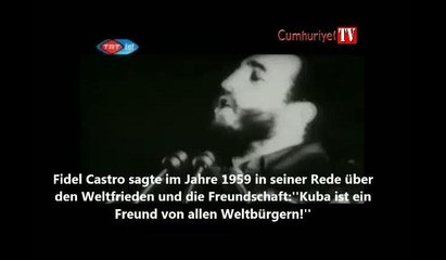Yıl 1959 Fidel Castro, Atatürk'ün bu sözünü söyledi; Havana'ya büstünü diktirdi