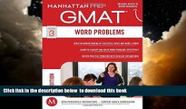 Pre Order GMAT Word Problems (Manhattan Prep GMAT Strategy Guides) Manhattan Prep Full Ebook