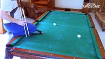 TOP FIVE- Pool Trick Shots, Gymnastics & Parkour - PEOPLE ARE AWESOME 2016