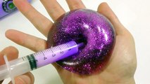 Syringe Toy How To Make Bubble Glitter Powder Glue Slime Water Balloon DIY nursery rhymes kids songs