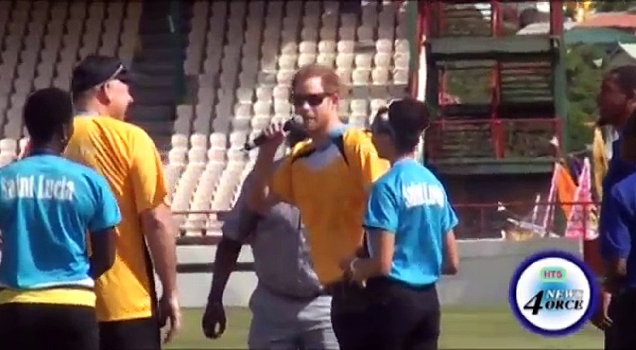 Harry Plays A Few Overs Of Cricket
