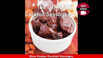 Slow Cooker Cocktail Sausages - Best Videos