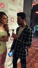 Nadia Hussain Backstage at QMobile Hum Bridal Couture Week