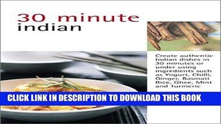 MOBI 30 Minute Cooking: Indian PDF Full book