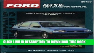 [PDF] Mobi Ford: Aspire 1994-98 (Chilton s Total Car Care Repair Manual) Full Online
