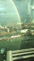 Un superbe arc en ciel filmé depuis la Spinnaker Tower