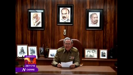 Raúl: restos do ‘companheiro Fidel’ serão cremados