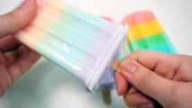 How To Make Colors Milk Popsicles Ice Cream DIY Rainbow Colors Popsicle Recipe