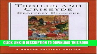 [PDF] Epub Troilus and Criseyde (Norton Critical Editions) Full Online