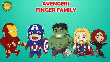 Avengers Finger Family Nursery Rhymes for Babies