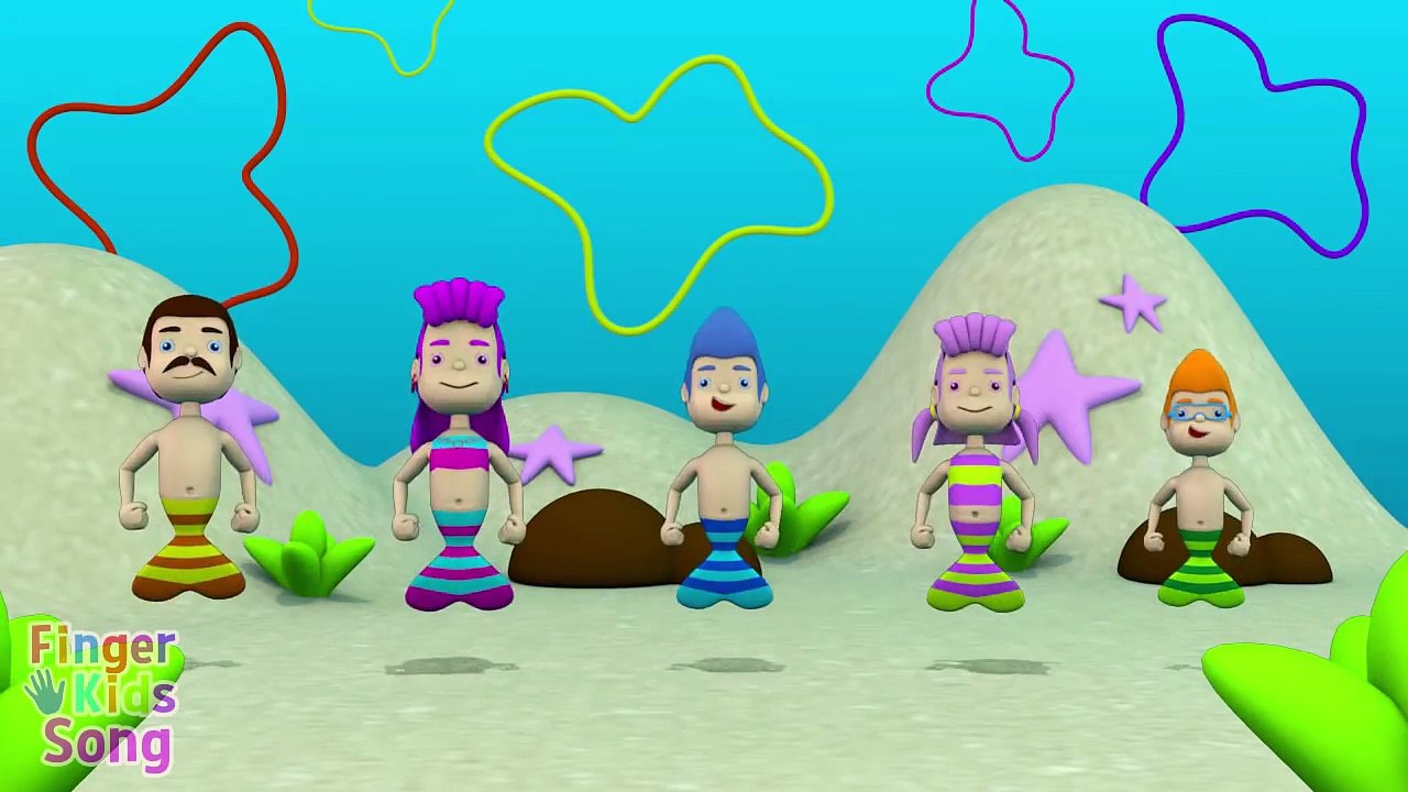 3D Bubble Guppies Finger Family Nursery Rhyme | Parody Finger Kids Song