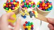 Colors Bubble Gum Pretend Ice Cream Cups Surprise Toys Inside Out Zootopia Sponge Bob Ironman