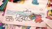 Peppa Pig New Coloring Pages for Kids Colors Coloring colored markers felt pens pencils