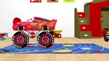 Disney Lightning Mcqueen Truck Vs Minions Banana Motor - Video For Kids