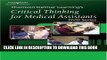 [READ] Mobi Thomson Delmar Learning s Critical Thinking for Medical Assistants DVD Series Free