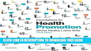 [READ] Kindle Foundations for Health Promotion, 4e (Public Health and Health Promotion) Free