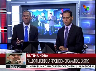 Gran dolor en Cuba por el fallecimiento de Fidel Castro