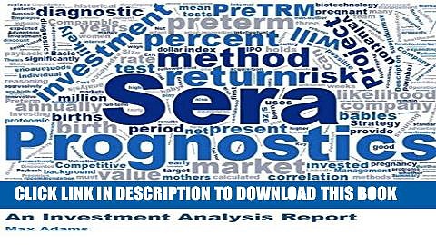 EPUB DOWNLOAD Sera Prognostics: An Investment Analysis Report (Beginner Investment Analysis