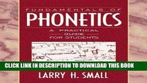 [READ] Kindle Fundamentals of Phonetics: A Practical Guide for Students (with FREE Audio CD)