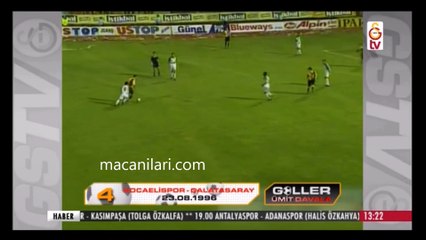 [HD] 23.08.1996 - 1996-1997 Turkish 1st League Matchday 3 Kocaelispor 1-1 Galatasaray (Only Ümit Davala's Goal)
