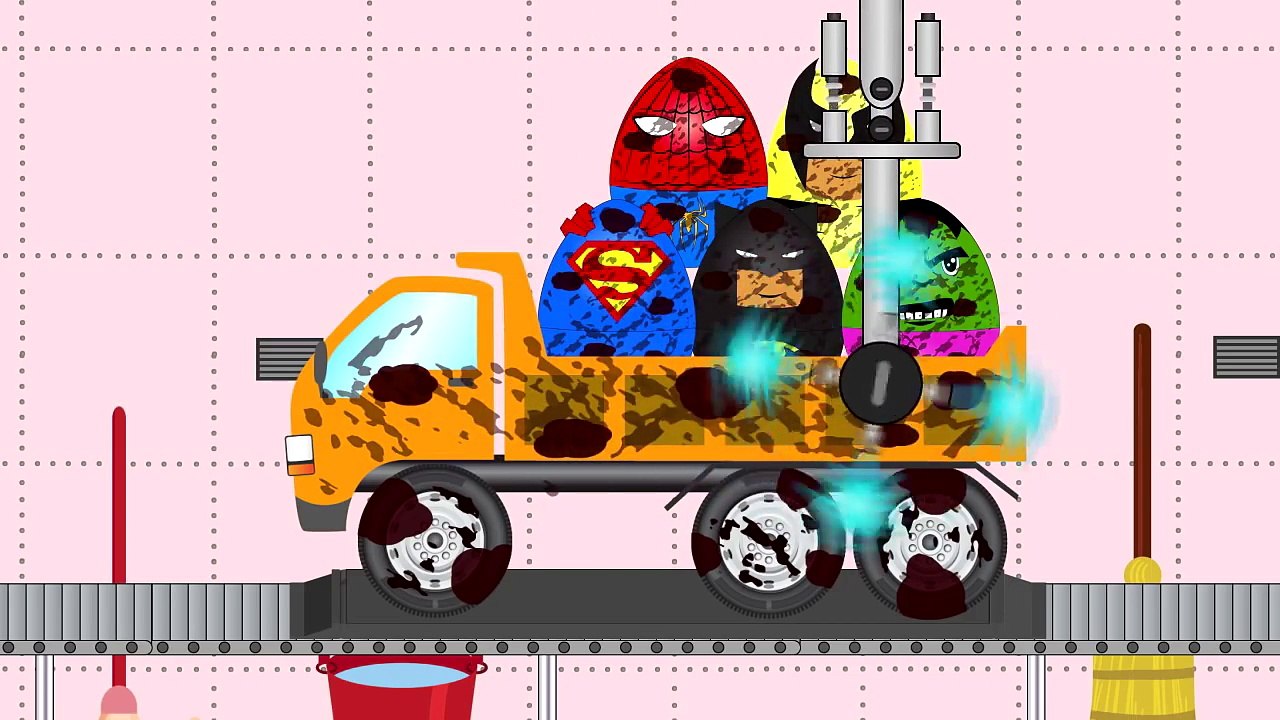 Kids Ambulance Helicopter Saves Surprise Eggs - Batman Superman And Others - Video For Children
