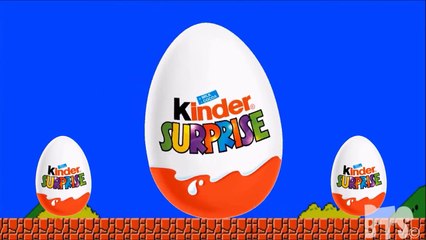 Learn Colors with Packman Cartoon Eating M&Ms & Kinder Surprise Eggs - Kids Learning Colours Videos