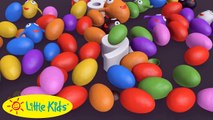 Color Ball Show for Kids Learn to Count Numbers 1 to 10 COLORS 3D Surprise Eggs