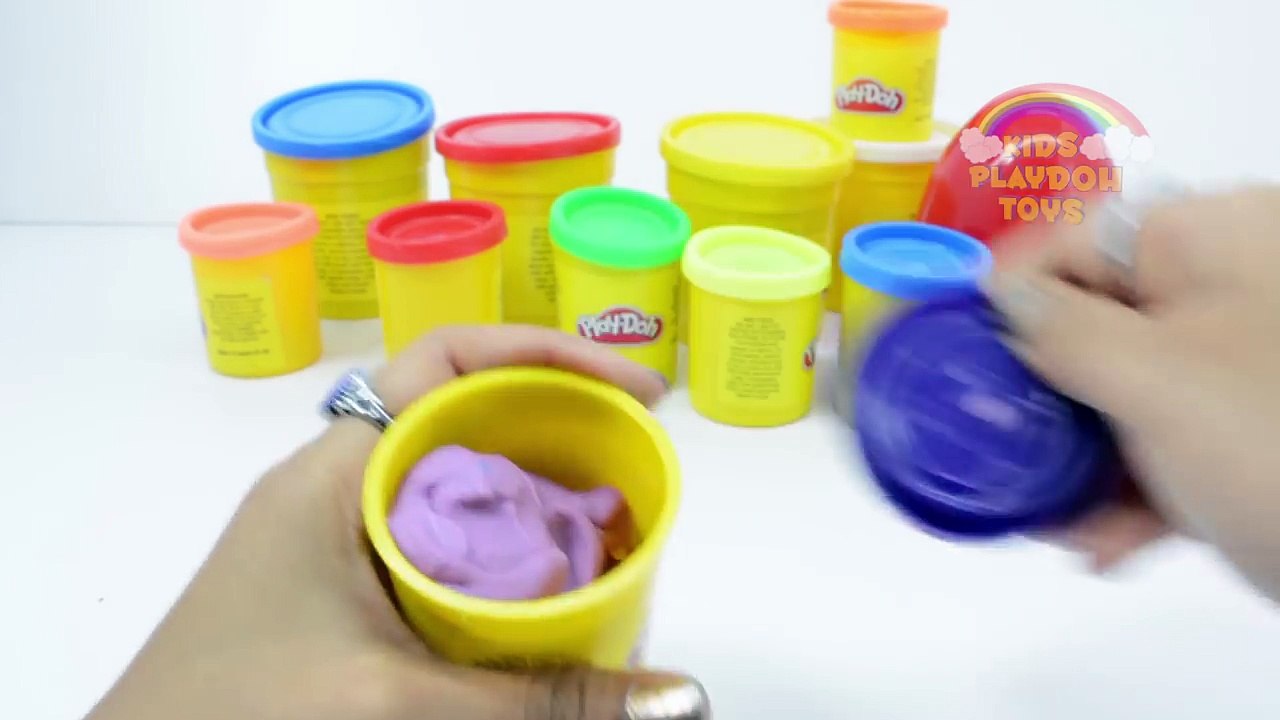 Colors Dragon Playdoh Toys for Babies | 3D Dragon Clay Animation Play Doh Toys for Kids