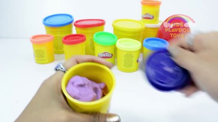 Colors Dragon Playdoh Toys for Babies | 3D Dragon Clay Animation Play Doh Toys for Kids