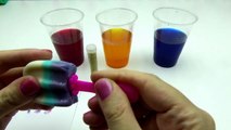 Play Doh Popsicles Treats DIY Ice Cream Ultimate How To Mix Rainbow Colors * RainbowLearning