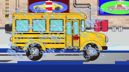 School Bus Car Wash | Car Wash For Kids