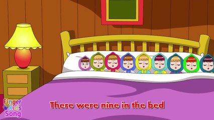 MASHA and the bear - Ten In The Bed Nursery Rhyme | Parody Finger Kids Song