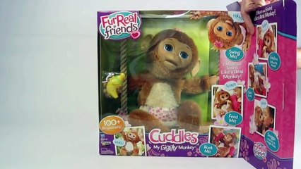Furreal Friends Cuddles My Giggly Monkey Pet-PPF27X-tM6c